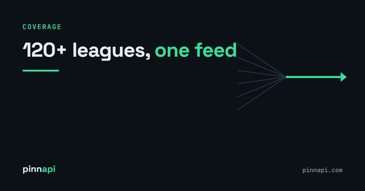 Which Football Leagues Does the Pinnacle Odds API Cover?
