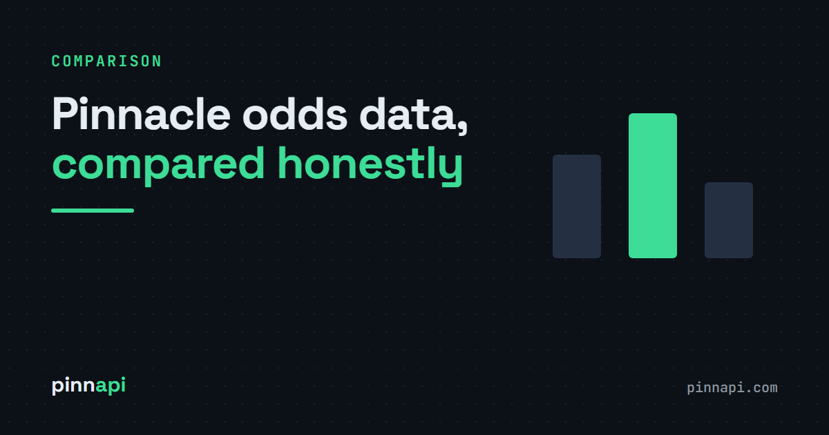 Pinnacle Odds Data in 2026: An Honest Comparison of Your Options
