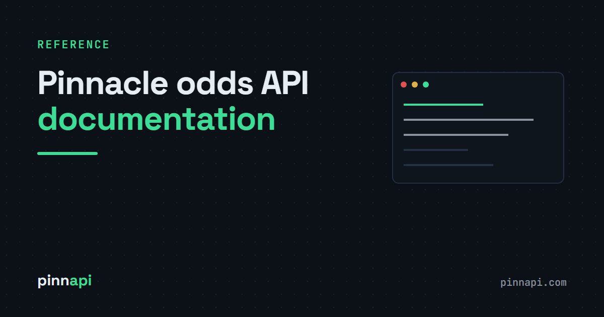 Pinnacle Odds API Documentation: Where It Went, and What to Read Instead
