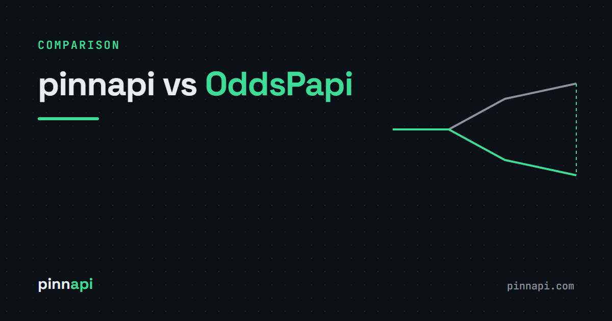 pinnapi vs OddsPapi: 300 Bookmakers Wide or One Book Deep