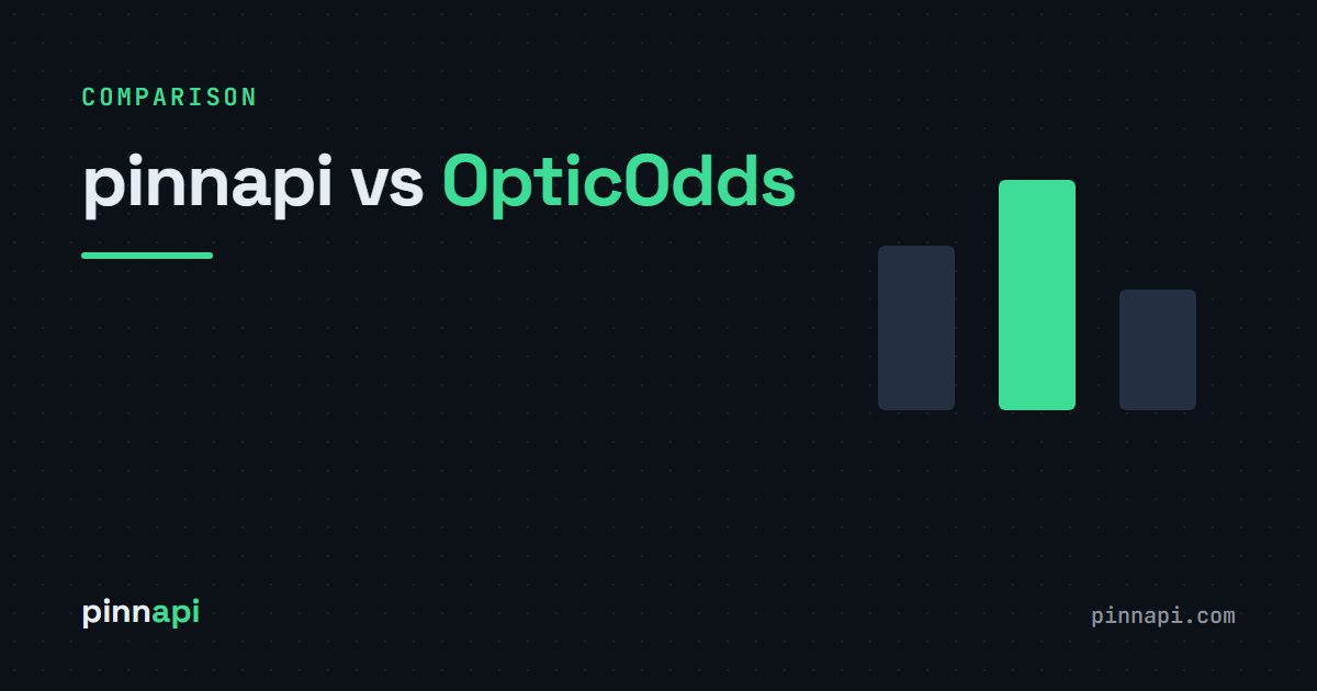 pinnapi vs OpticOdds: The Specialist vs the Enterprise Platform