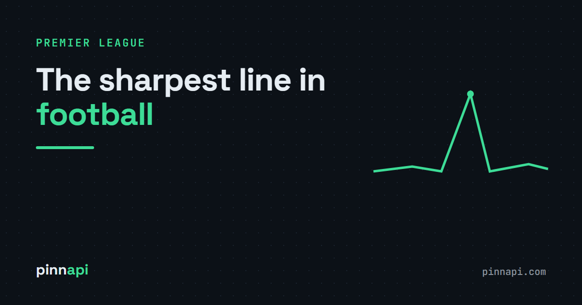 Premier League Odds API: Inside Football's Sharpest, Most Liquid Market