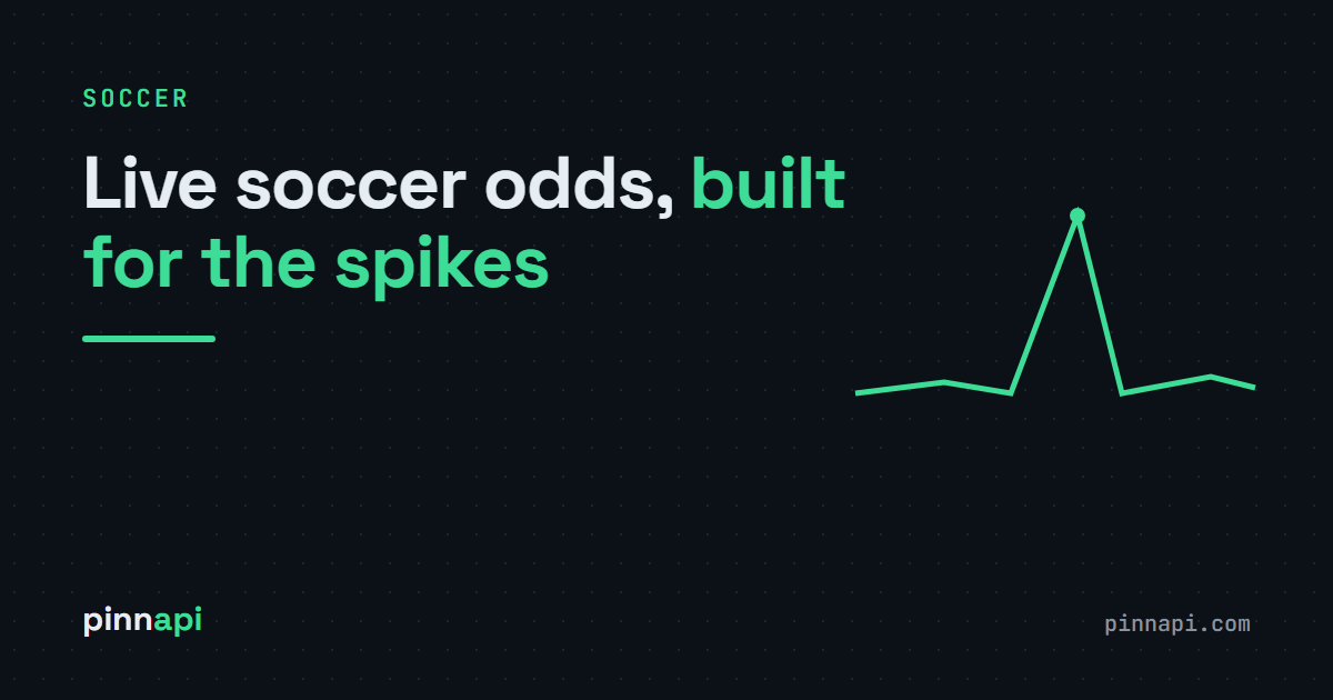 Real-Time Soccer Odds API: Live Markets, Drops, and What to Watch