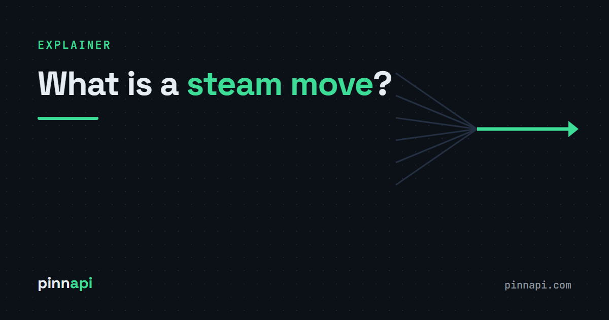 What Is a Steam Move? A Plain-English Guide for Bettors and Builders